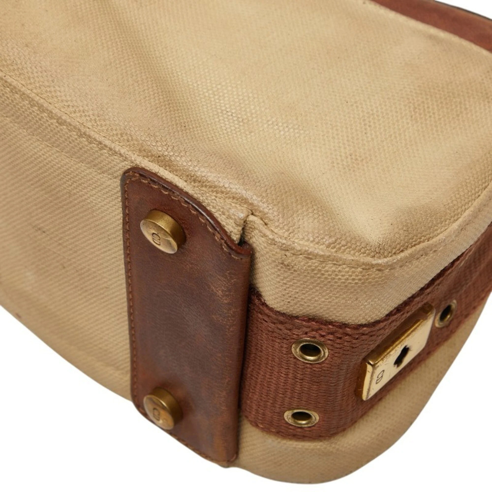 CHRISTIAN DIOR Brown Leather Shoulder Bag - Picture 6 of 13